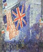 Childe Hassam The Union Jack oil painting reproduction